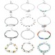 12PCS Ankle Bracelets For Women Anklets Chains Bracelets Foot Set; Length 8'~ 9' With 2'Extender Chain 12PCS Ankle Bracelets For Women Anklets Chains Bracelets Foot Set; Length 8'~ 9' With 2'Extender Chain